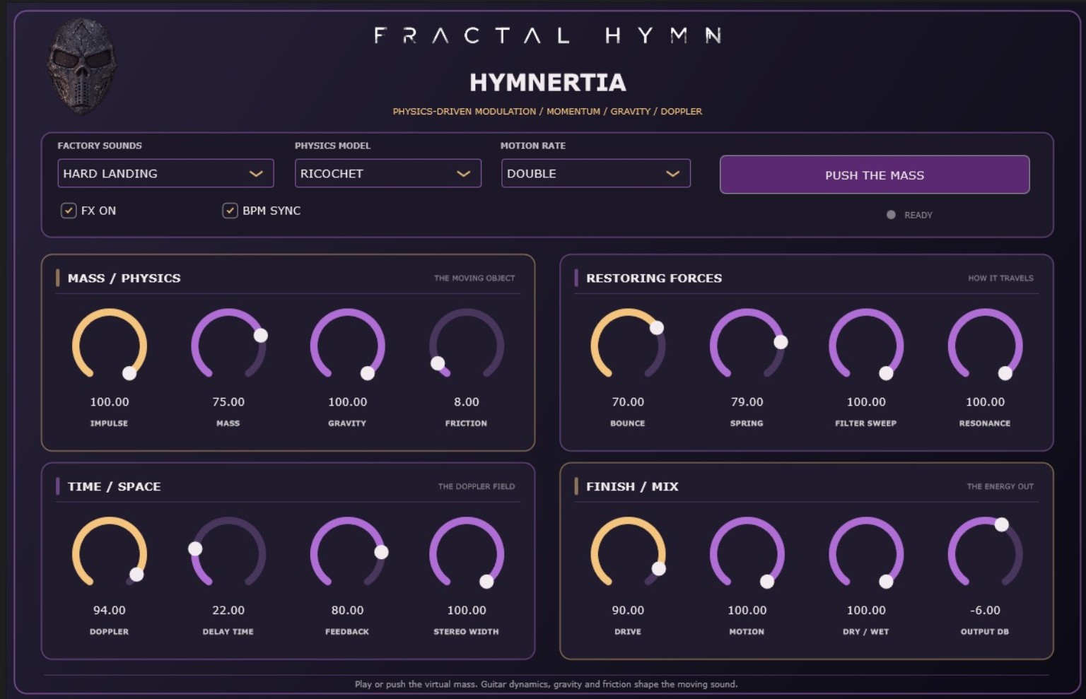 Actual Hymnertia VST3 plugin user interface
